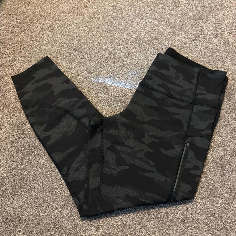 Athleta Black Reflective Rainier Tights